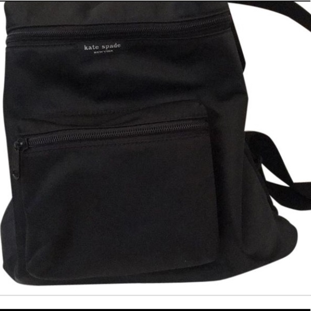 Kate Spade Black mini backpack!